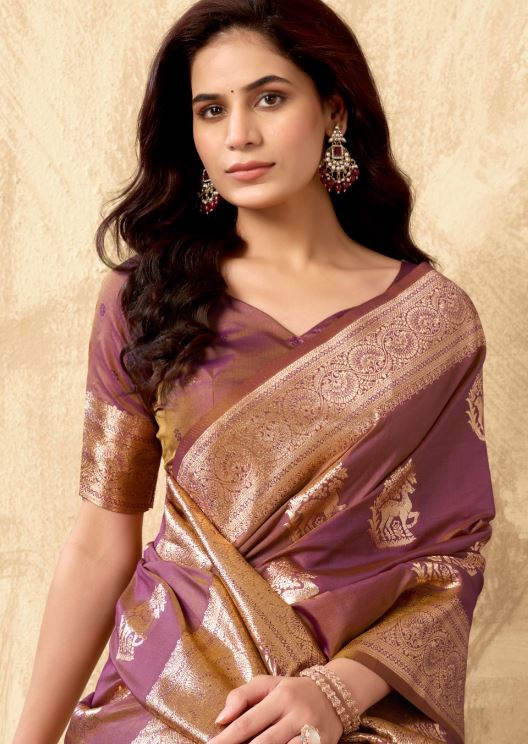 Sari en soie artificielle Sari Indien