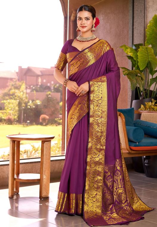 Sari en pure soie Sari Indien