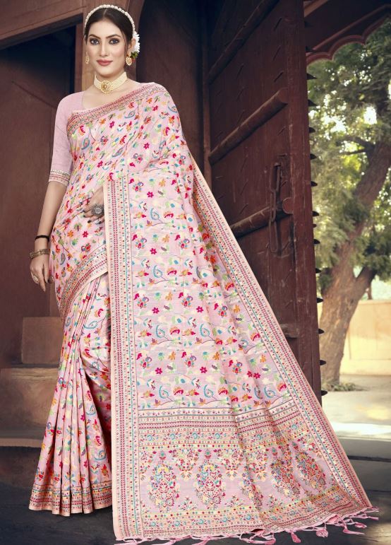 Sari en soie artificielle Sari Indien