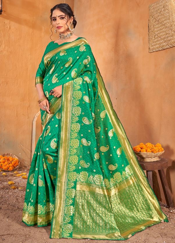 Sari Banarasi en pure soie Sari Indien