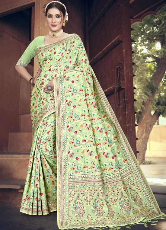 Sari en soie artificielle Sari Indien