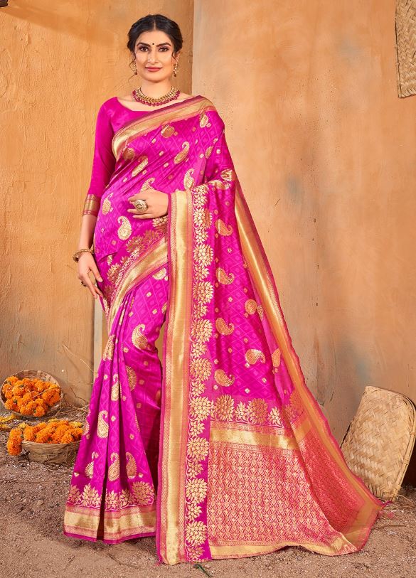 Sari Banarasi en pure soie Sari Indien