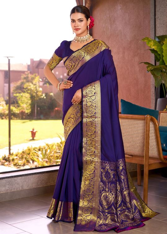 Sari en pure soie Sari Indien