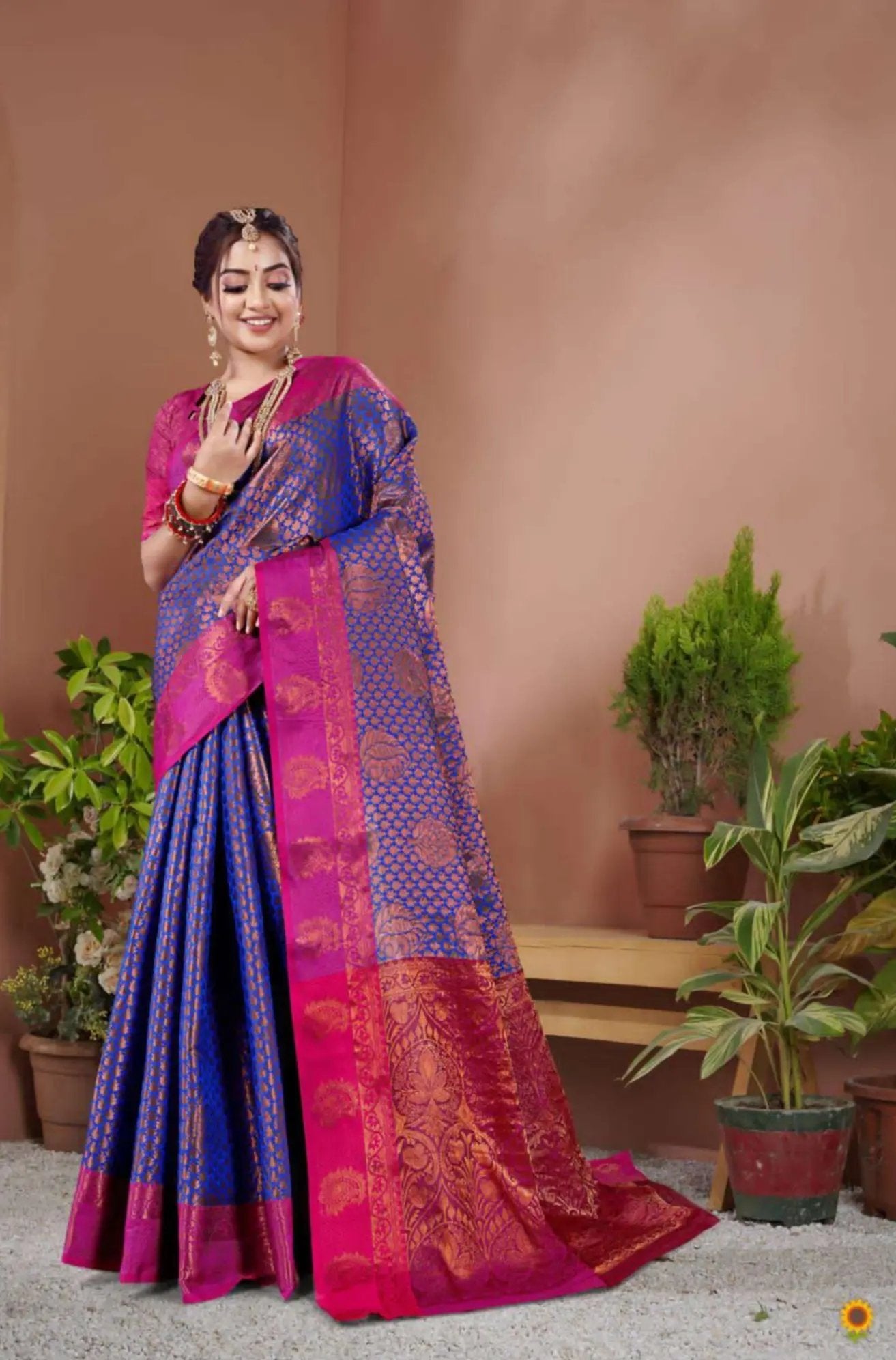 Sari Banarasi en pure soie Sari Indien