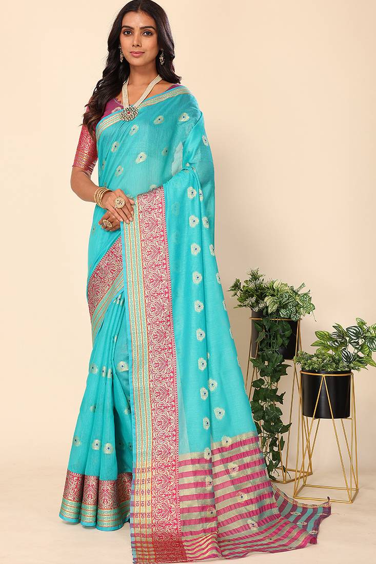 Sari en coton Sari Indien